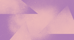 Abstrakcyjna grafika z figurami geometrycznymi.