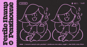 grafika promocyjna koncertu w kolorach czarno-różowym