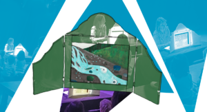 grafika promocyjna z motywem rzeki