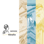 grafika ze zdjęciem barokowej architektury i starodawnym rysunkiem kobiety