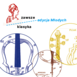 grafika z tekstem i rysunkami wiolonczeli