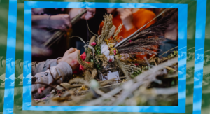 Grafika ze zdjęciem palny wielkanocnej.